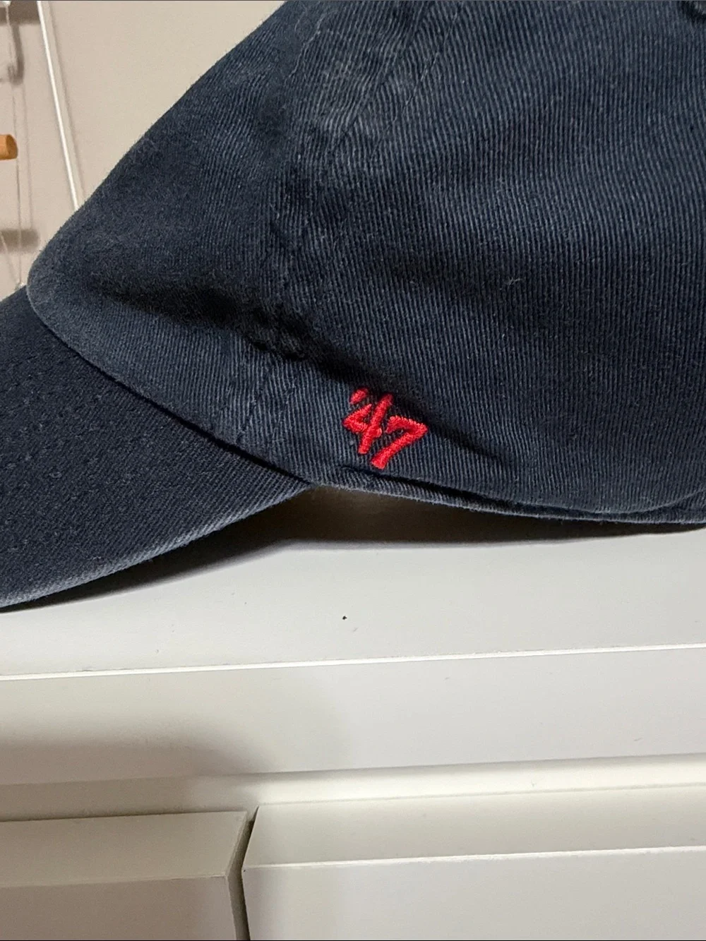 Navy Red Socks Baseball Cap with Red 'B' Logo